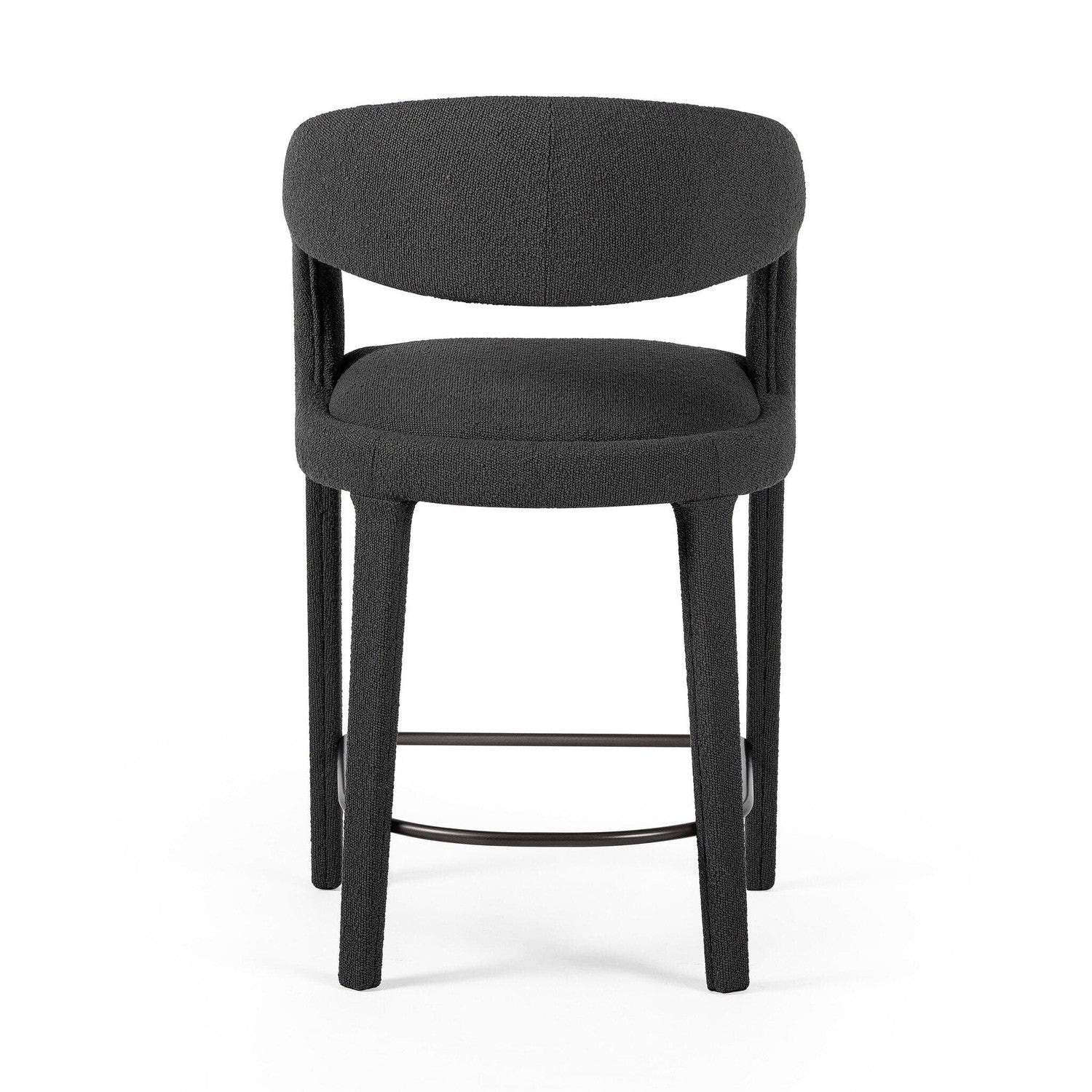 Hawkins Bar + Counter Stool - FIQA Boucle Charcoal