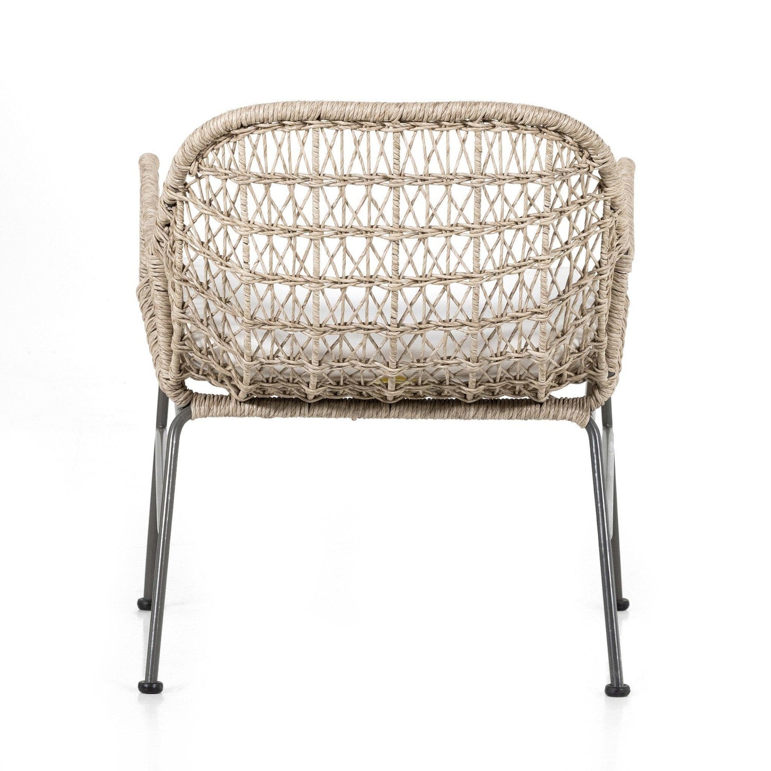 Bandera Outdoor Woven Club Chair - Stinson White