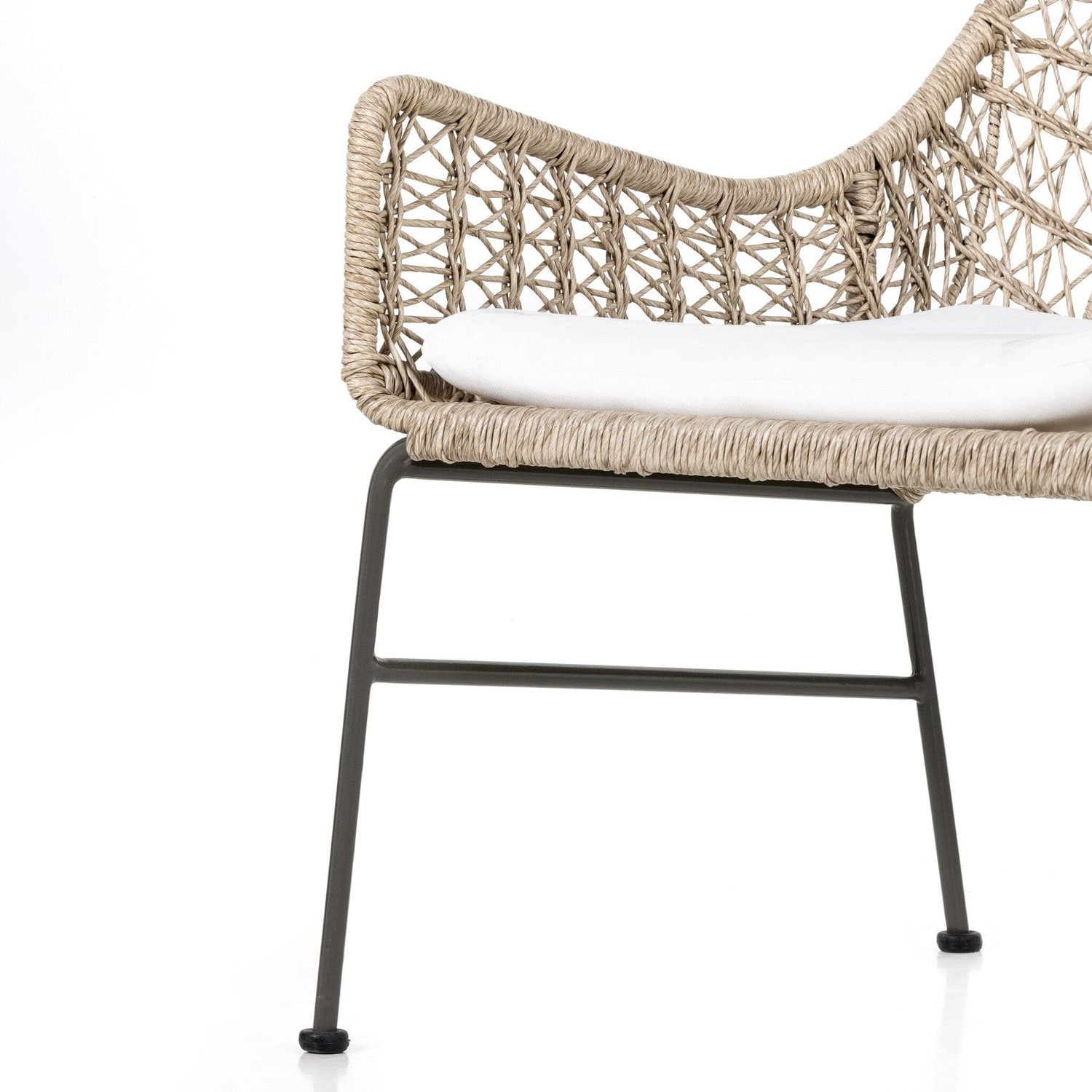 Bandera Outdoor Woven Club Chair - Stinson White