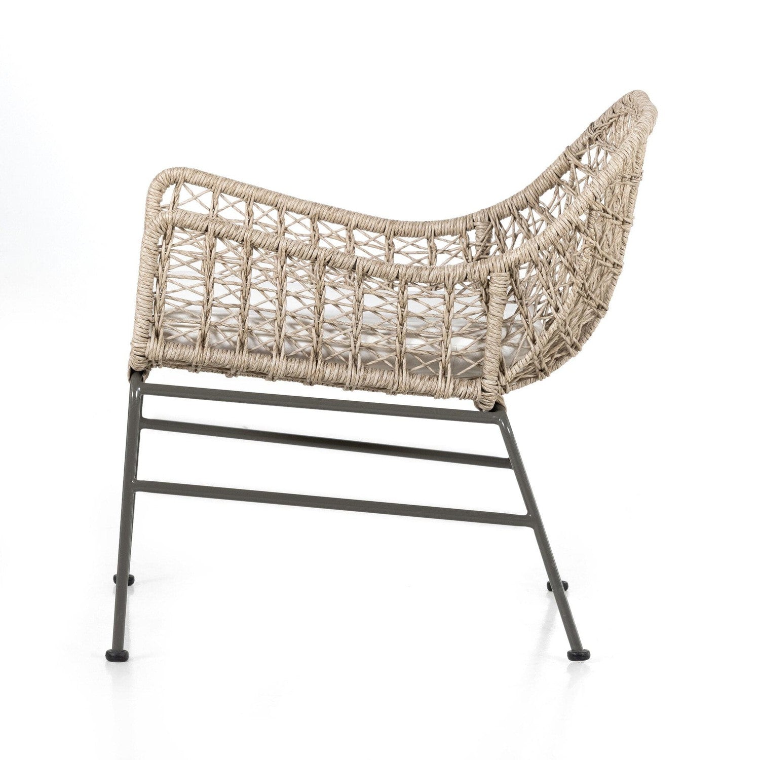 Bandera Outdoor Woven Club Chair - Stinson White