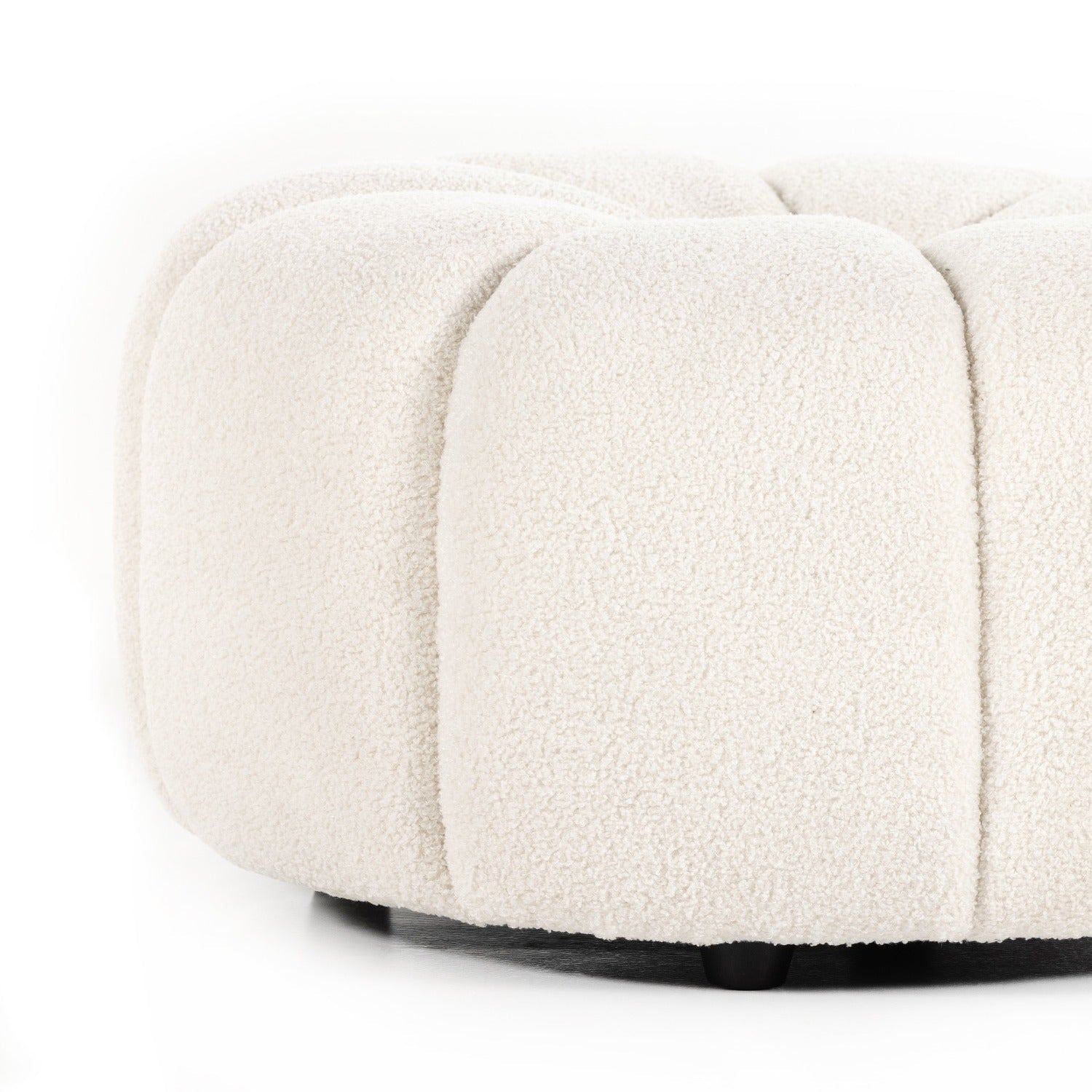 Elysee Ottoman - Cardiff Cream