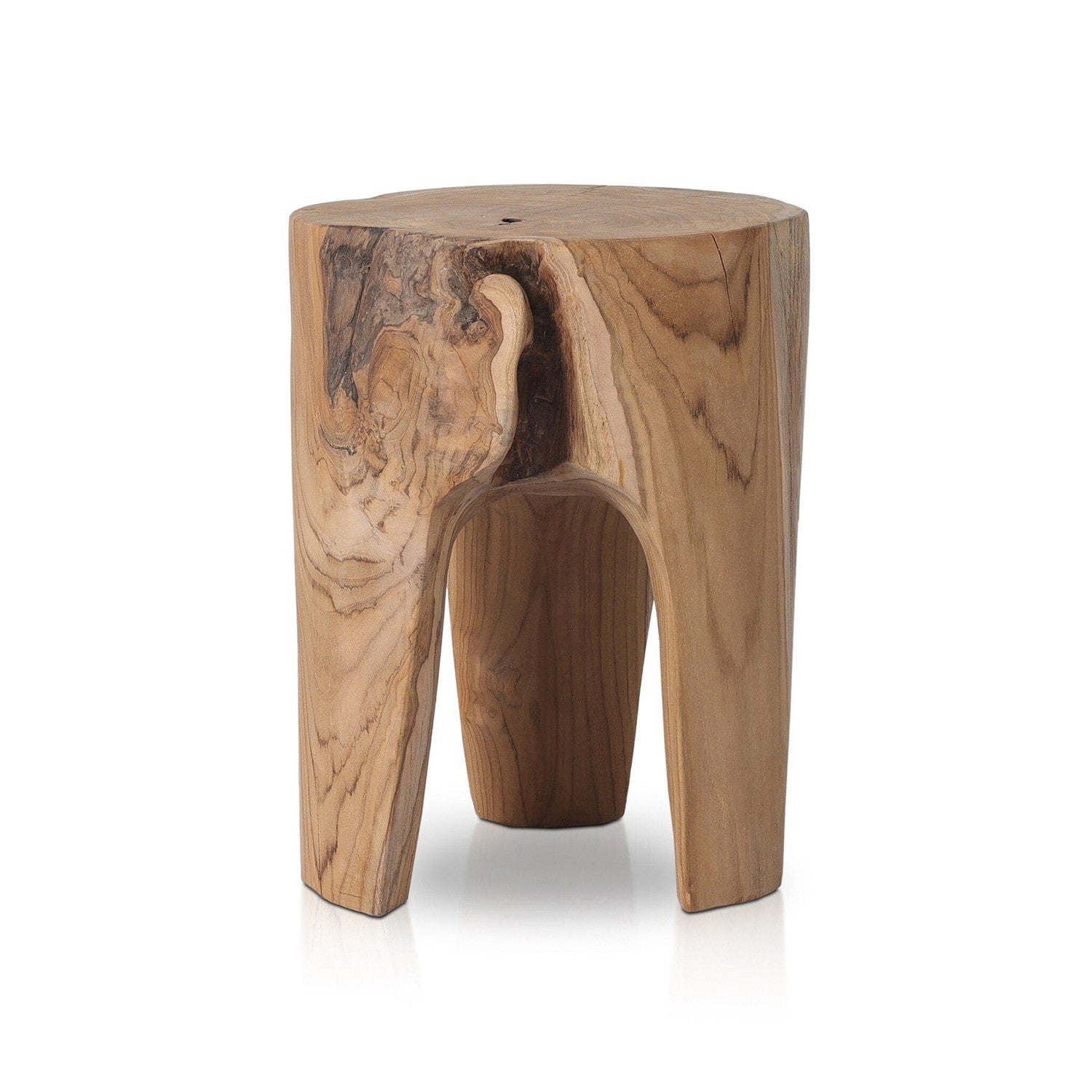 Kyra Outdoor End Table - Rustic Teak