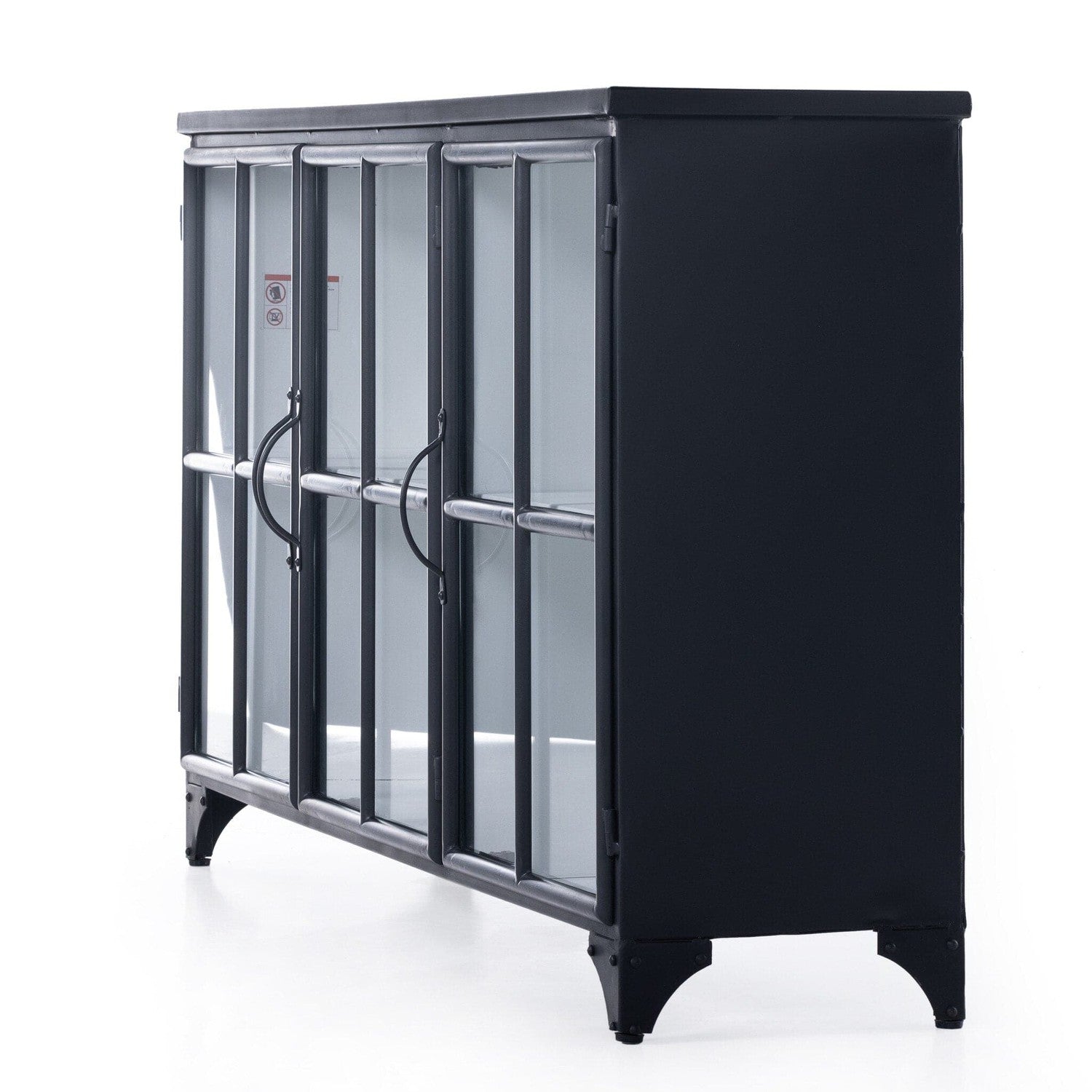Camila 3 Door Cabinet - Black