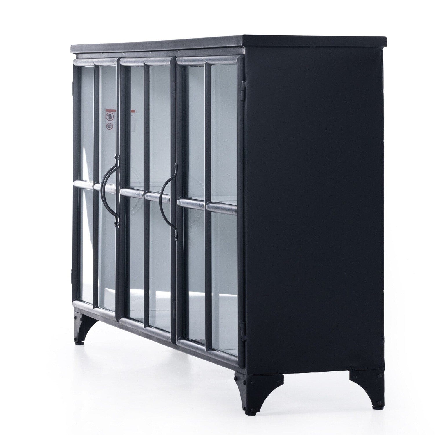 Camila 3 Door Cabinet - Black