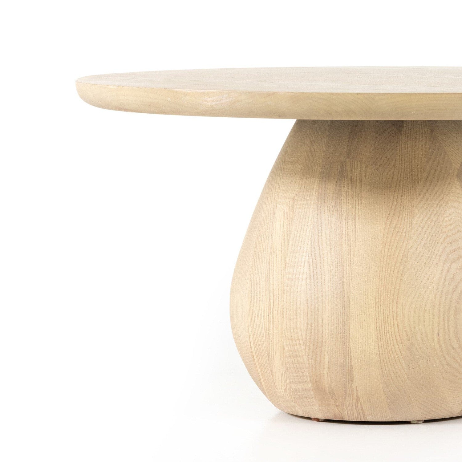 Merla Wood Bunching Table - Light Natural Ash Veneer