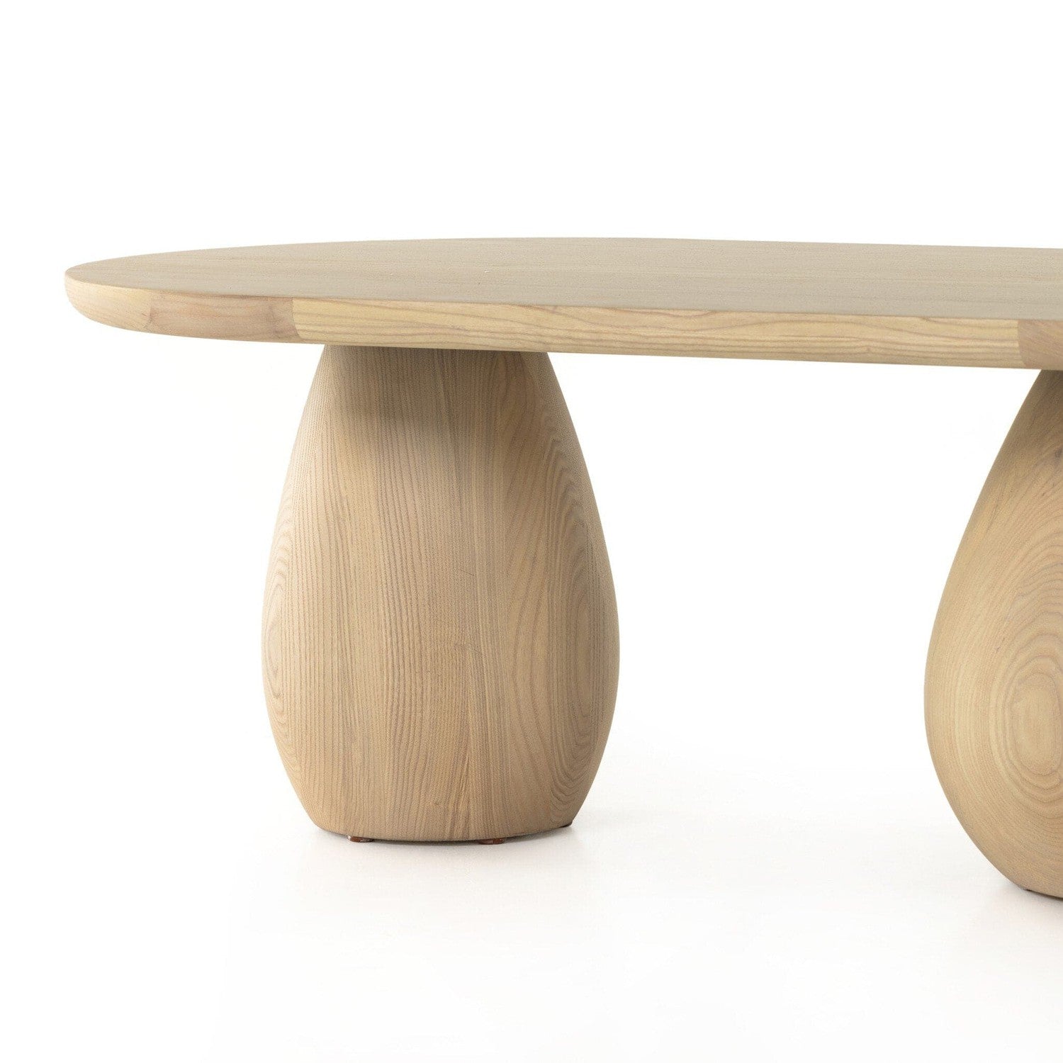 Merla Wood Coffee Table - Light Natural Ash Veneer