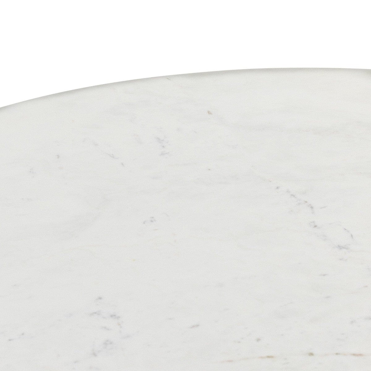 Oranda Dining Table - Polished White Marble w/ Sealant