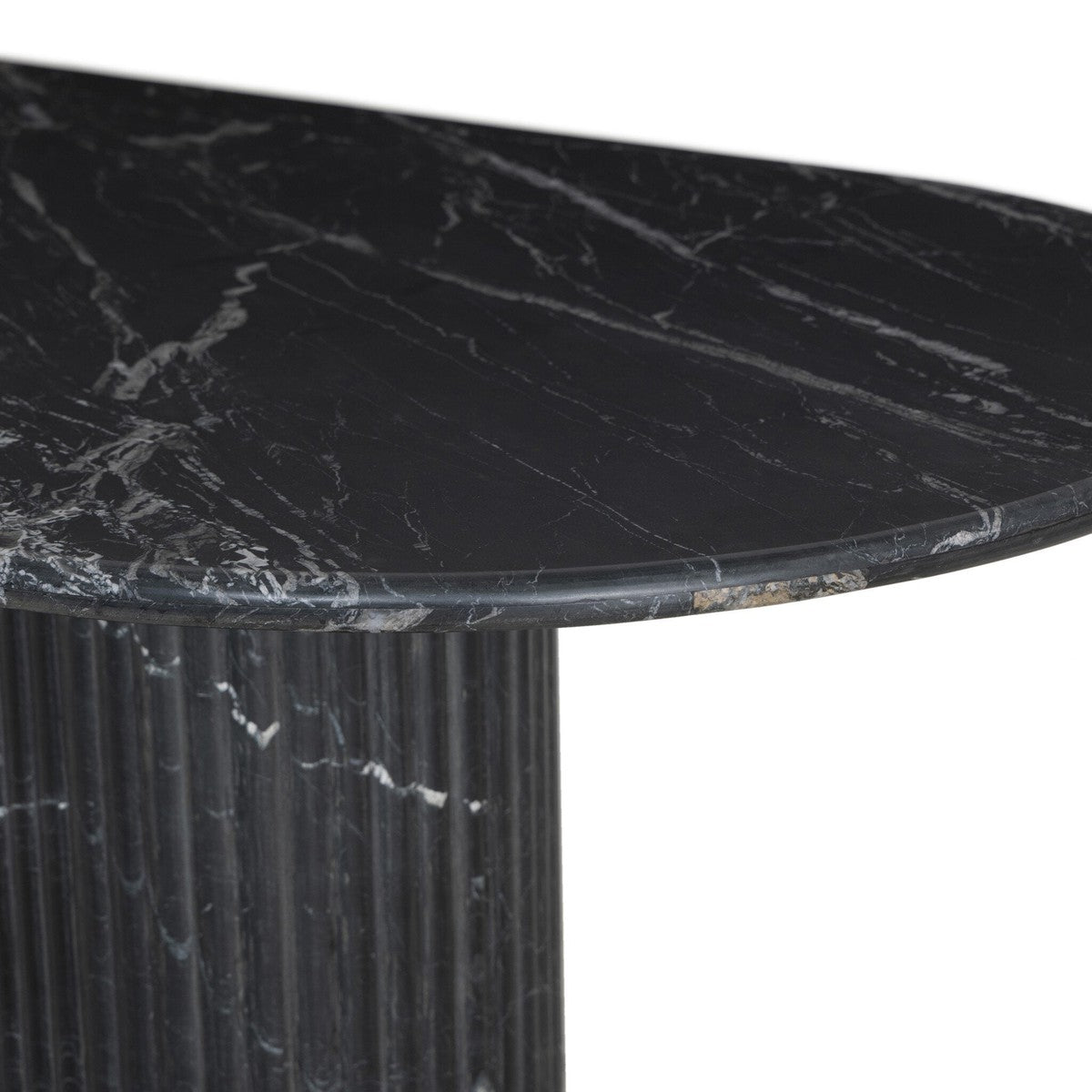 Oranda Dining Table - Black Marble