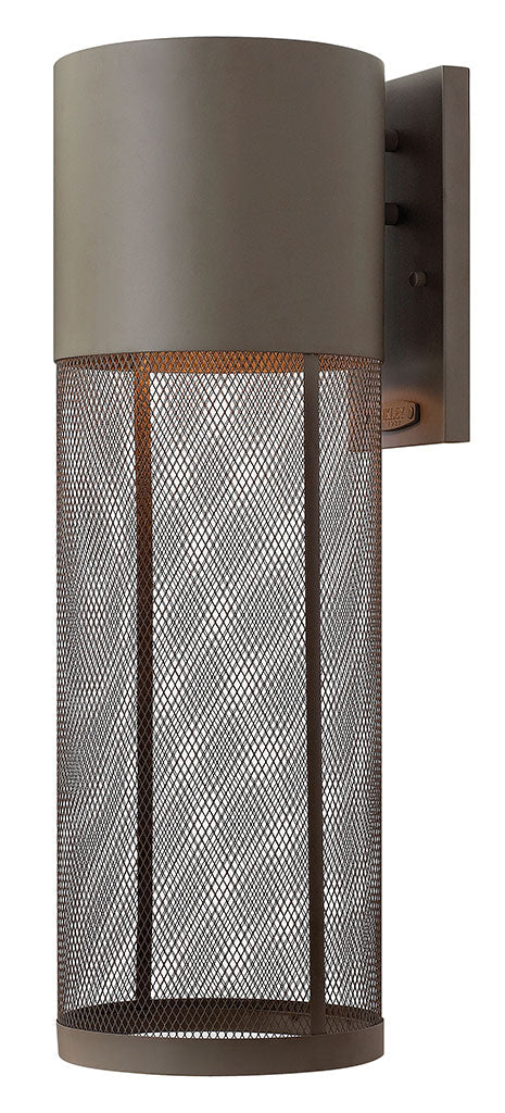 Outdoor Aria Large Wall Mount Lantern-Hinkley Lighting-HINKLEY-2305KZ-Wall LightingBuckeye Bronze-2-France and Son