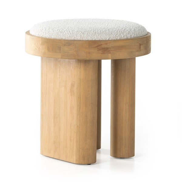 Schwell Accent Stool - Natural Beech-Four Hands-FH-230675-001-Stools & Ottomans-2-France and Son