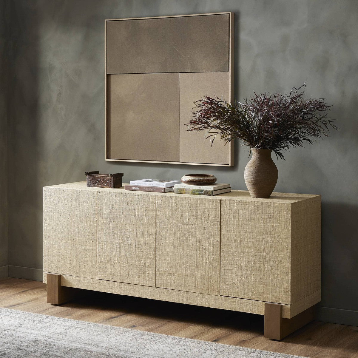 Hatch Sideboard - Natural Raffia