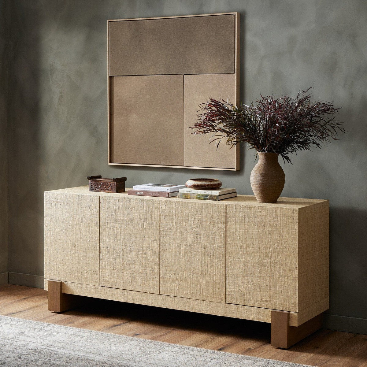 Hatch Sideboard - Natural Raffia
