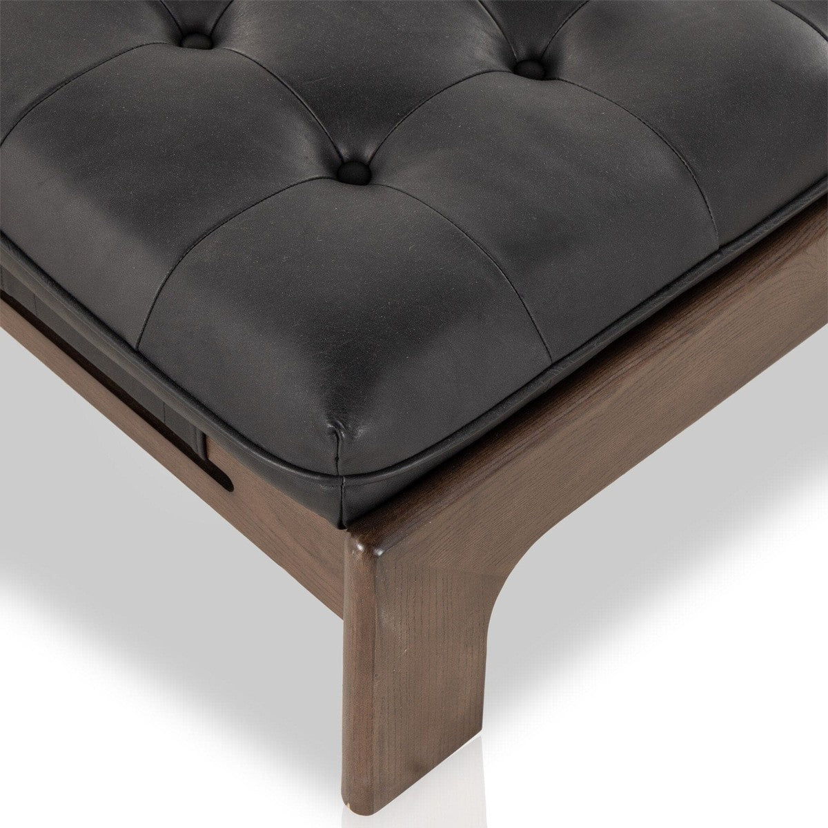 Halston Cocktail Ottoman - Heirloom Black