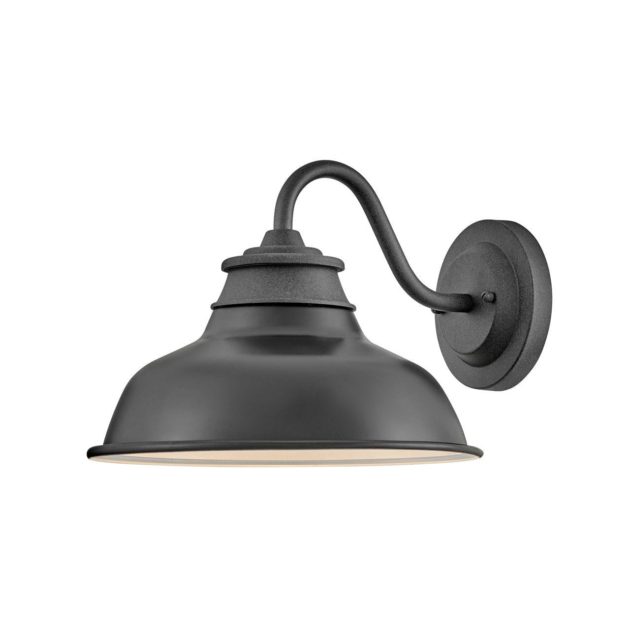 Wallace - Small Gooseneck Barn Light-Hinkley Lighting-HINKLEY-23080DZ-Wall LightingAged Zinc-1-France and Son