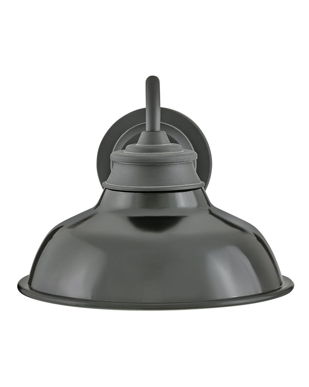 Wallace - Small Gooseneck Barn Light-Hinkley Lighting-HINKLEY-23080DZ-Wall LightingAged Zinc-6-France and Son