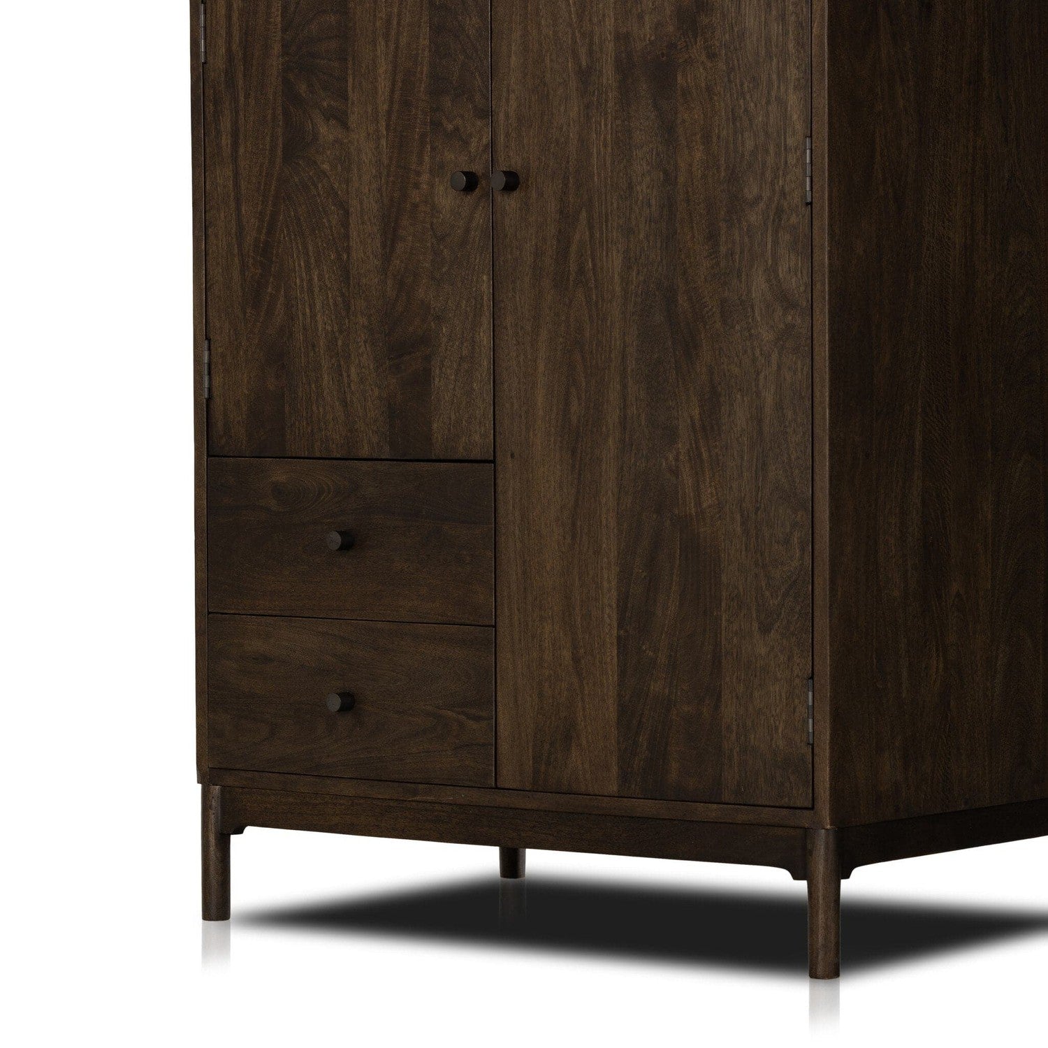 Ophelia Armoire - Aged Brown