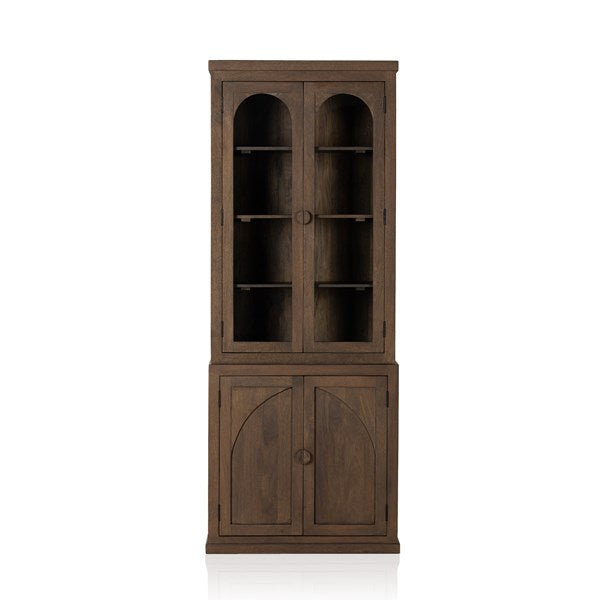 Anna Cabinet - Washed Dark Brown-Four Hands-FH-230881-001-Bookcases & Cabinets-3-France and Son