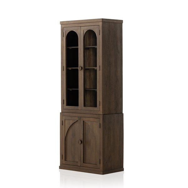 Anna Cabinet - Washed Dark Brown-Four Hands-FH-230881-001-Bookcases & Cabinets-1-France and Son