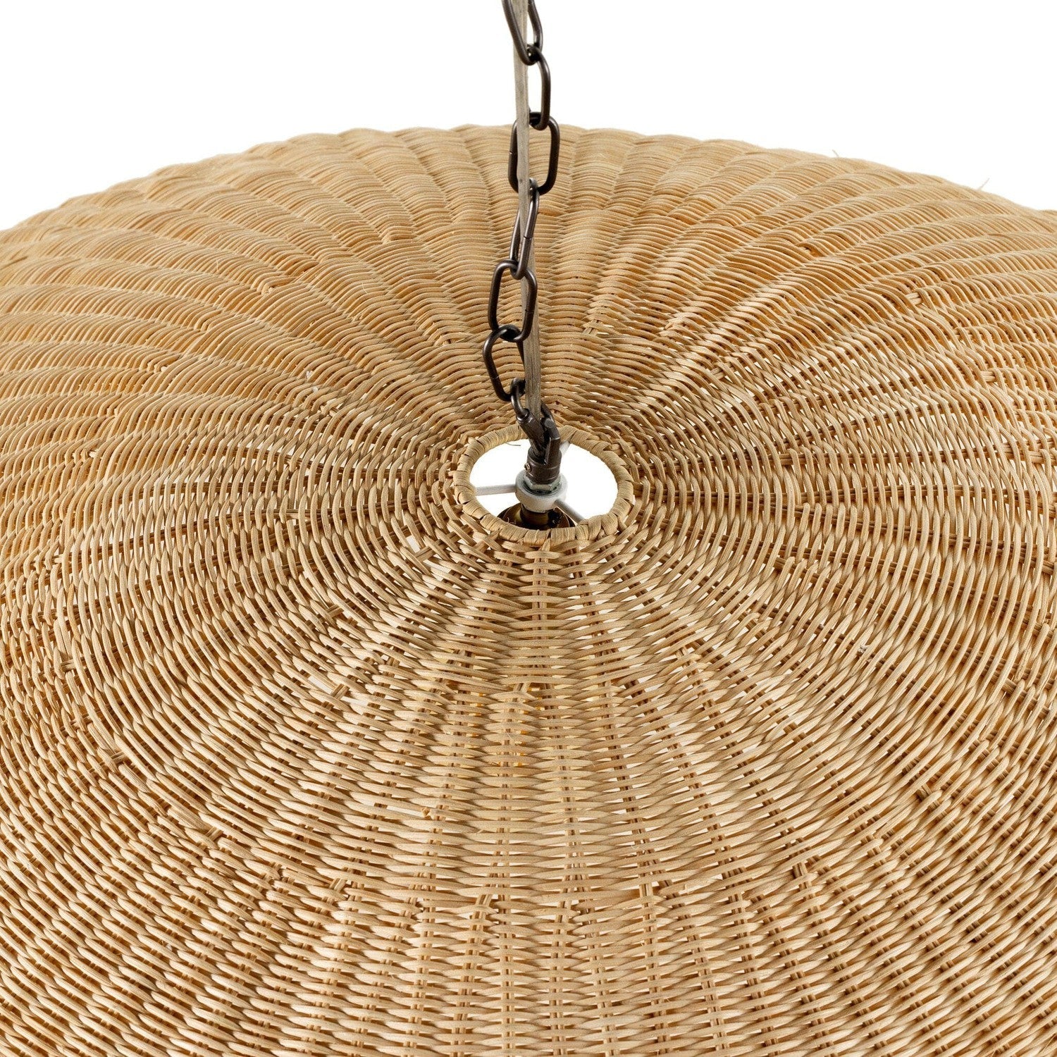 Overscale Woven Rattan Pendant - Natural Rattan