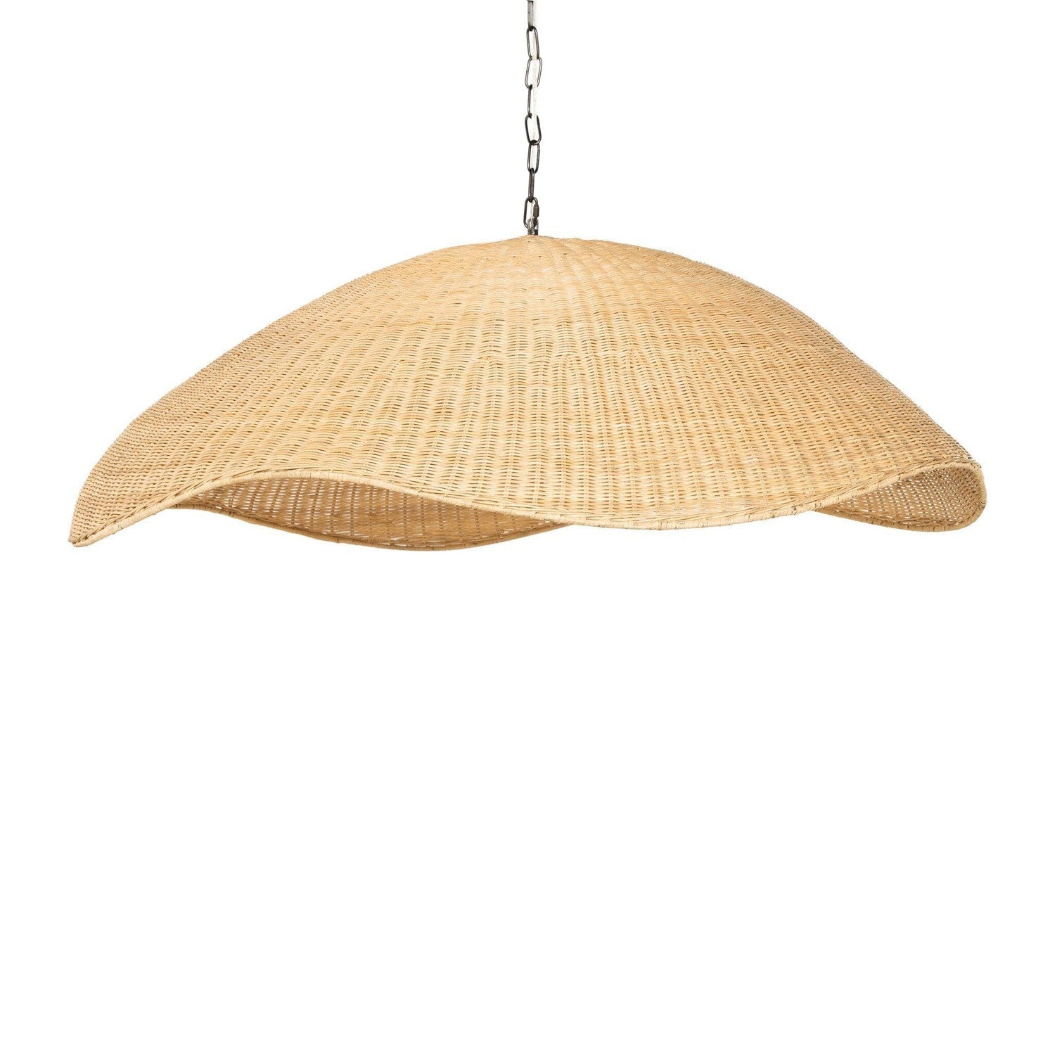 Overscale Woven Rattan Pendant - Natural Rattan