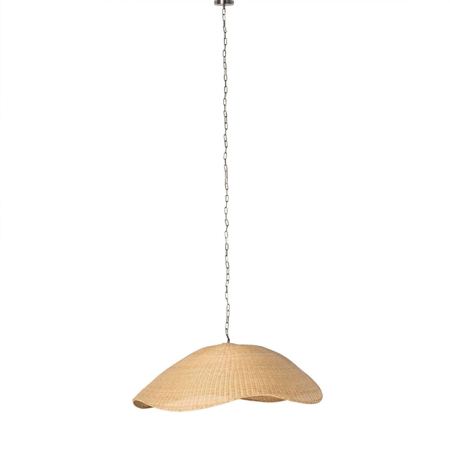 Overscale Woven Rattan Pendant - Natural Rattan