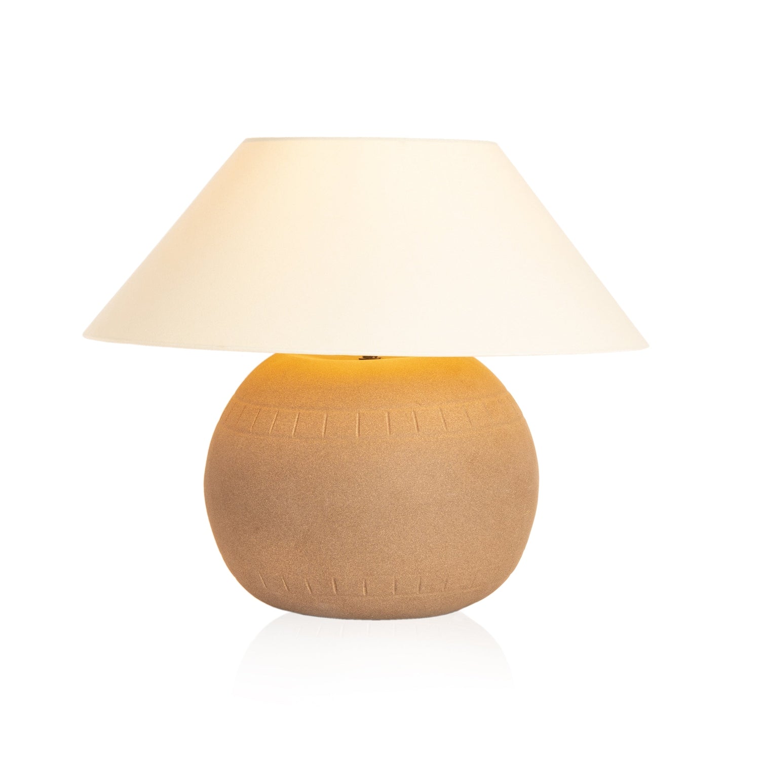 Honus Table Lamp - Dark Sand-Four Hands-FH-230982-001-Table Lamps-3-France and Son