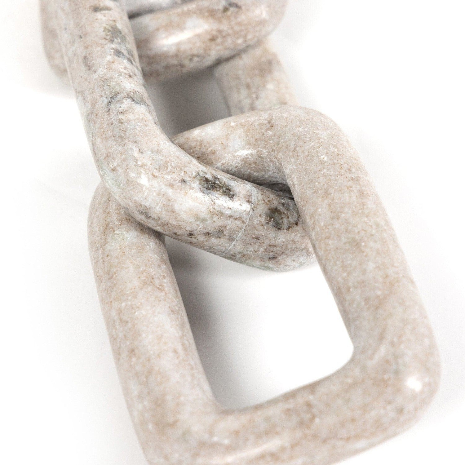 Marble Chain - Creamy Taupe Marble Solid