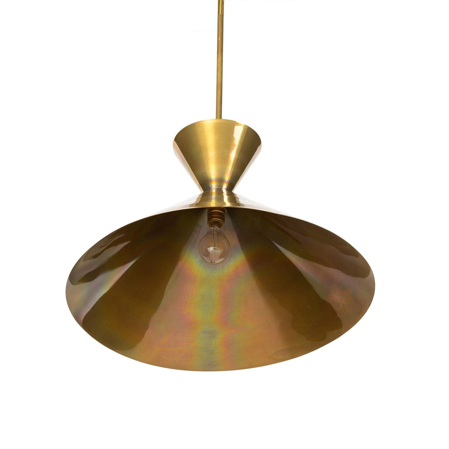 Clement Large Pendant - Burnt Brass