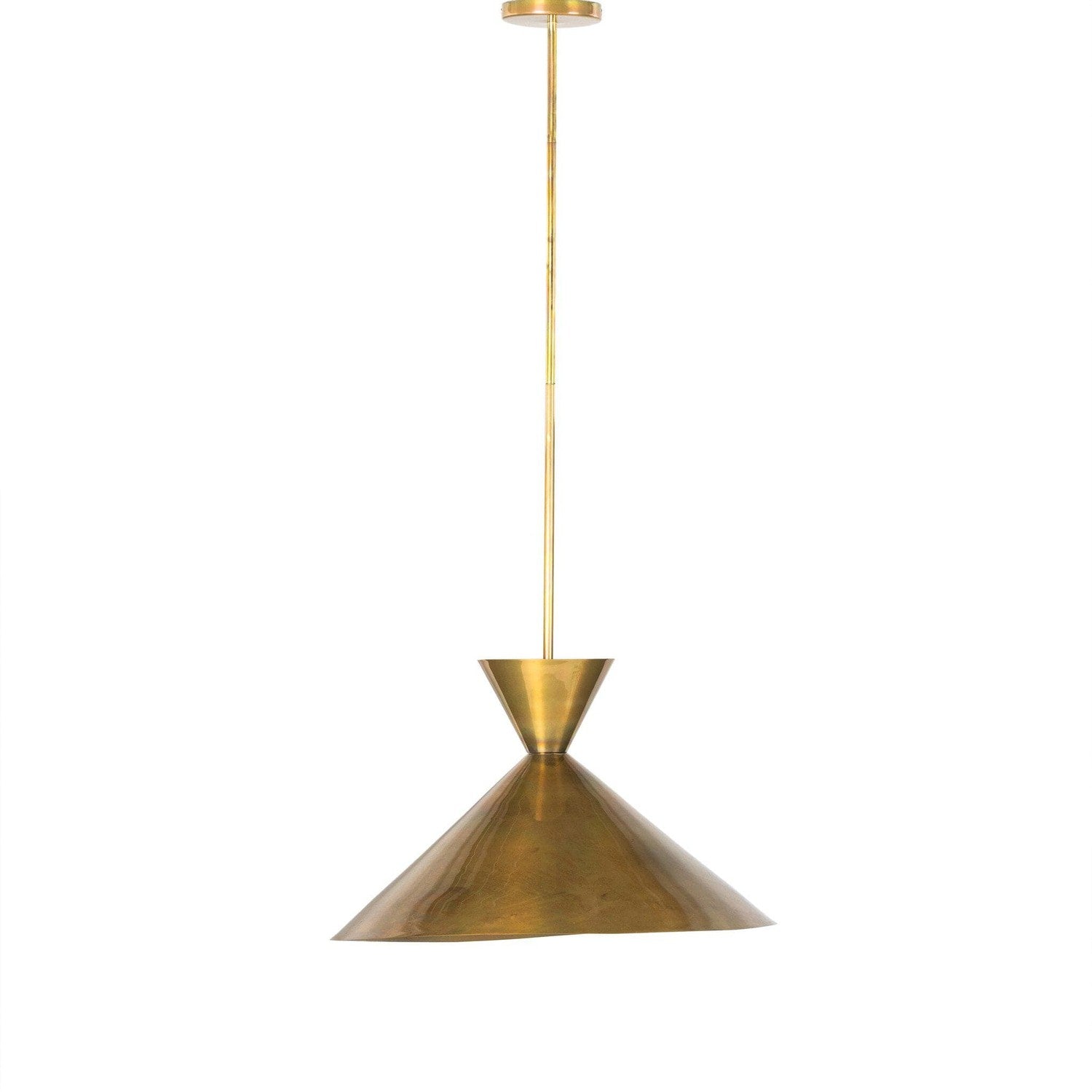 Clement Large Pendant - Burnt Brass