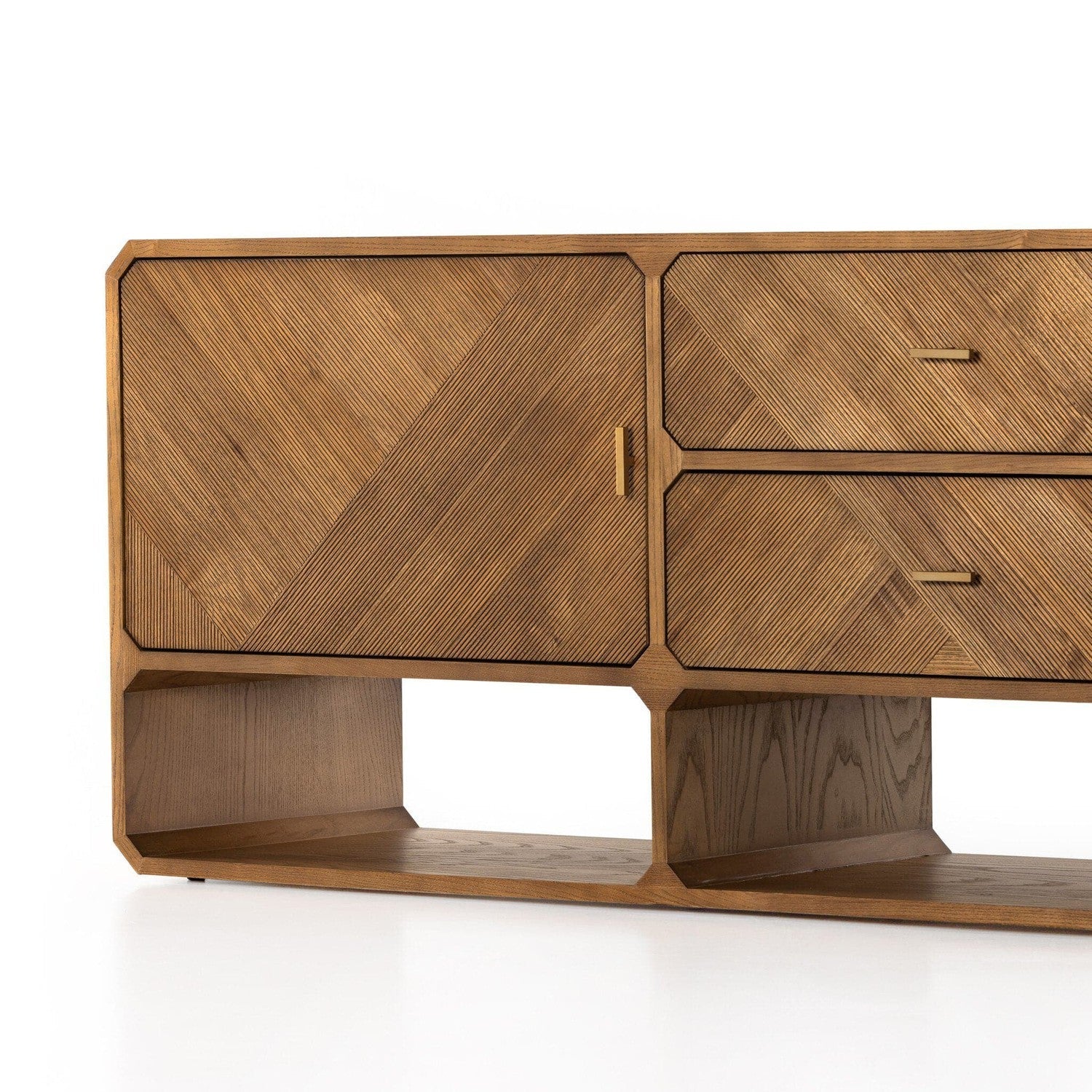 Caspian Media Console - Natural Ash