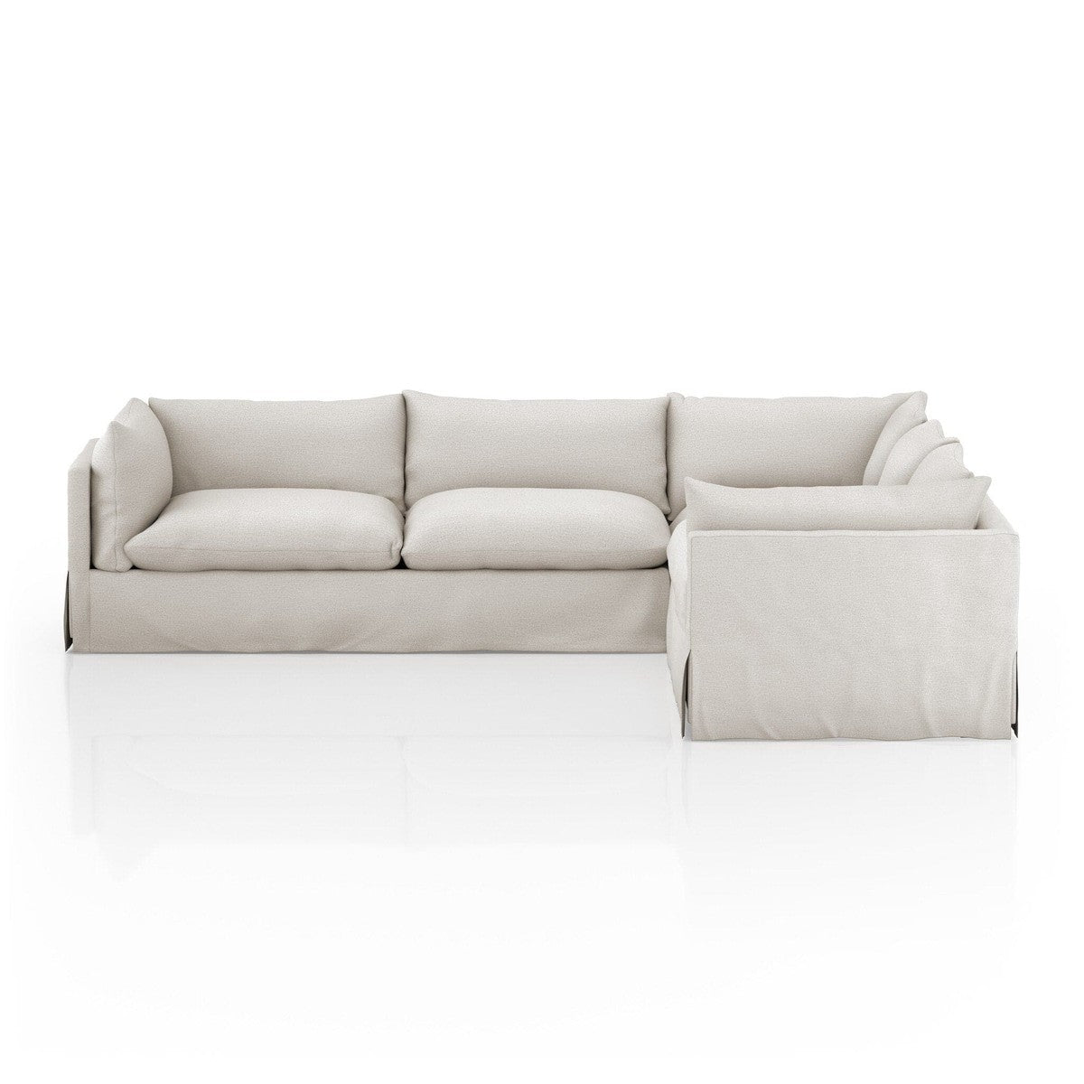 Habitat Slipcover 3-Piece Sectional - Valley Nimbus