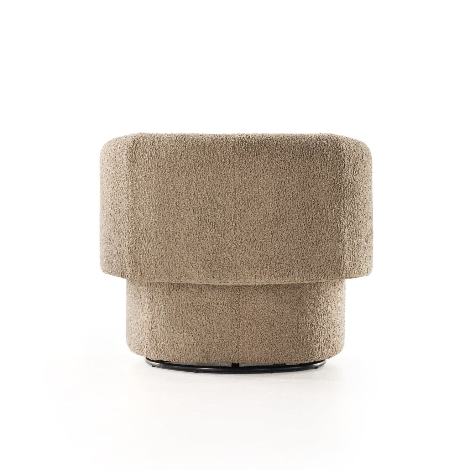 Tybalt Swivel Chair - Sheepskin Camel