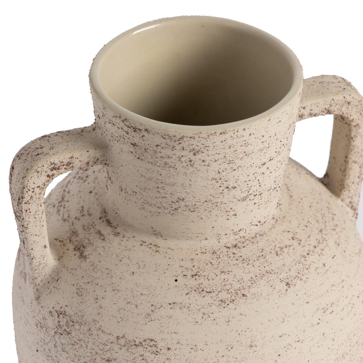 Pima Vase - Distressed Cream