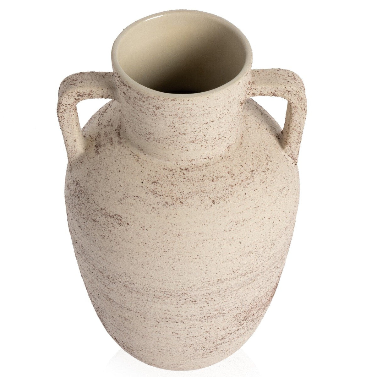 Pima Vase - Distressed Cream