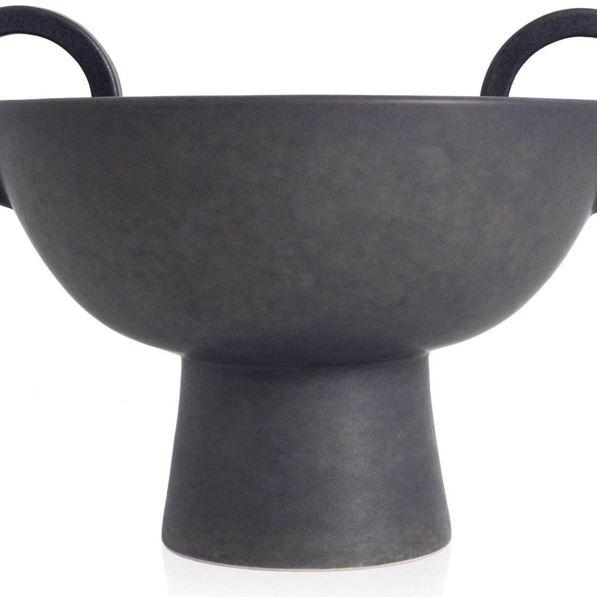 Anillo Vase - Matte Black Ceramic