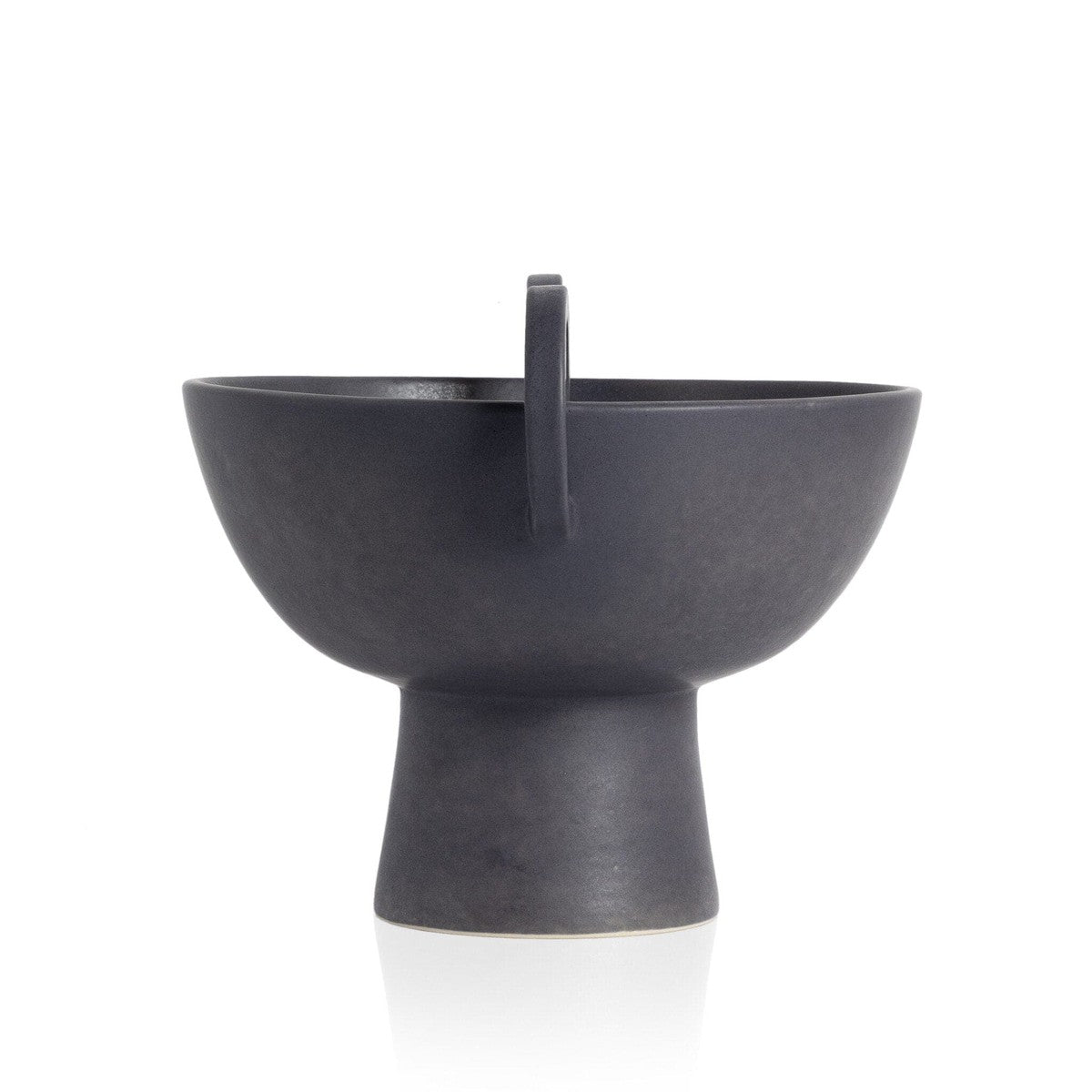 Anillo Vase - Matte Black Ceramic