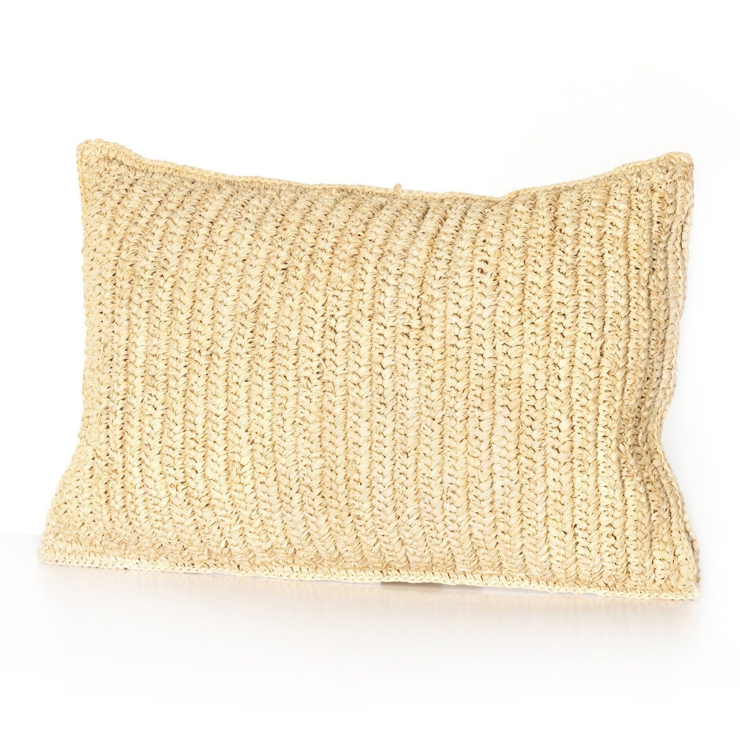 Woven Palm Pillow - Natural Palm Leaf