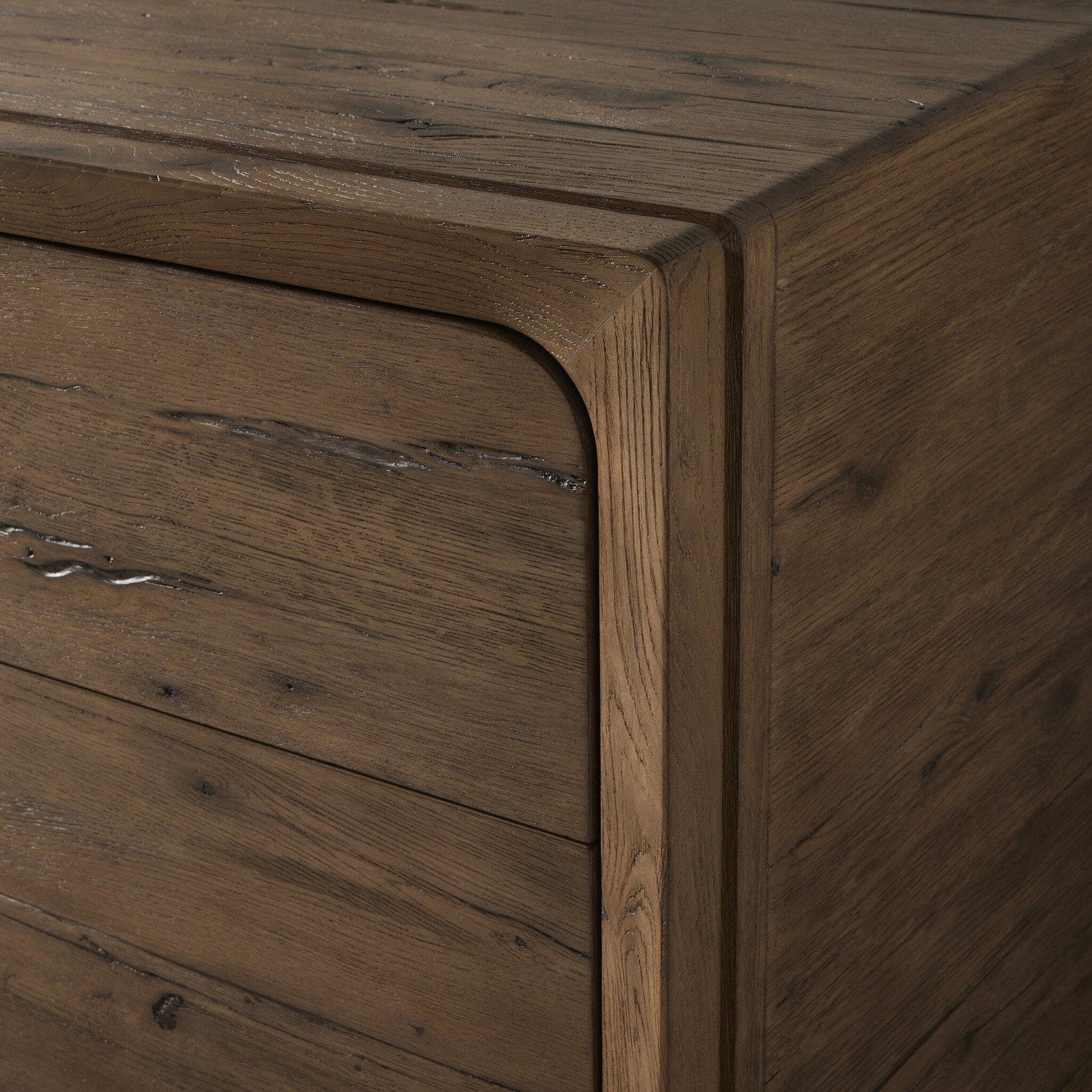 Henry 6 Drawer Dresser - Rustic Grey Veneer