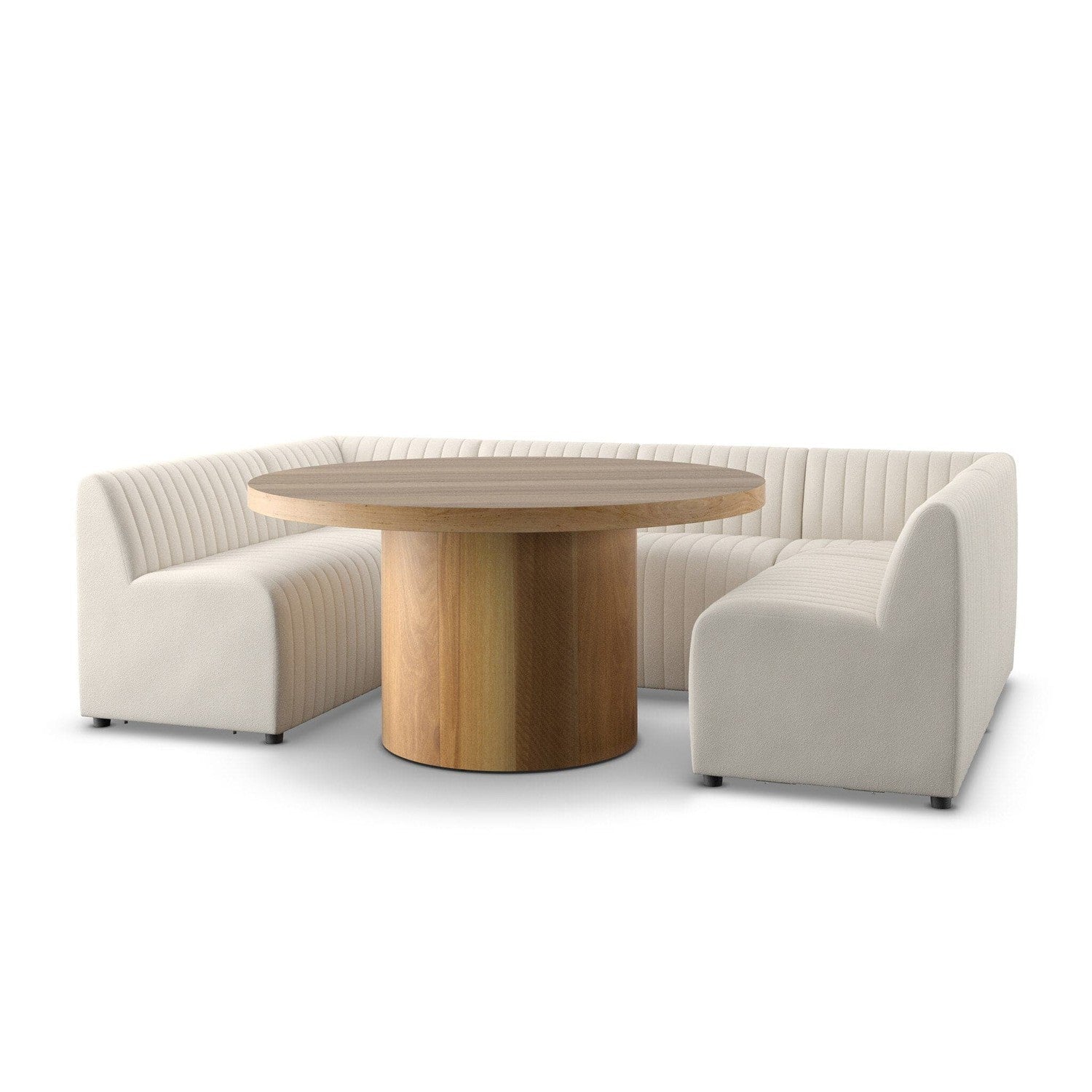 Augustine Dining Banquette, U Shape - Capri Oatmeal