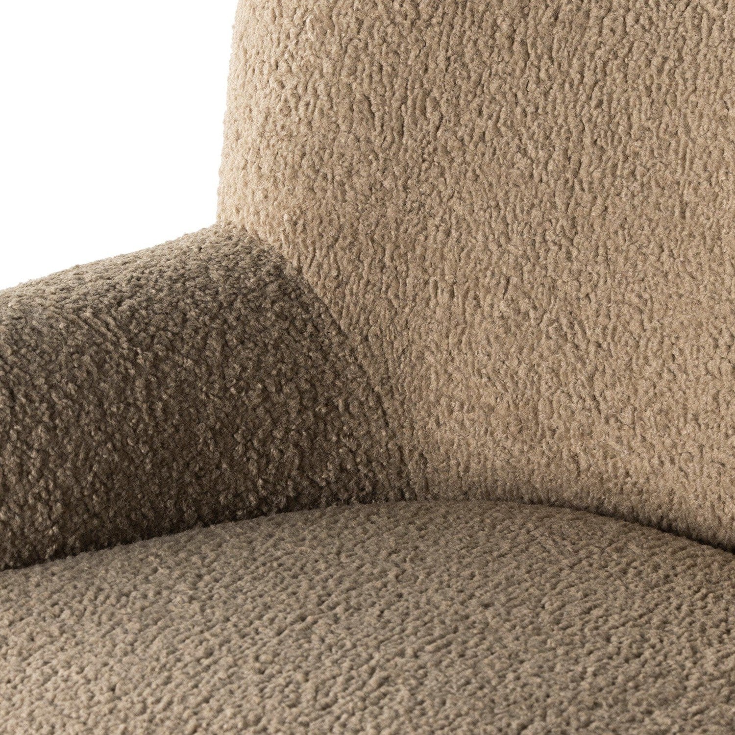 Kadon Swivel Chair - Sheepskin Camel