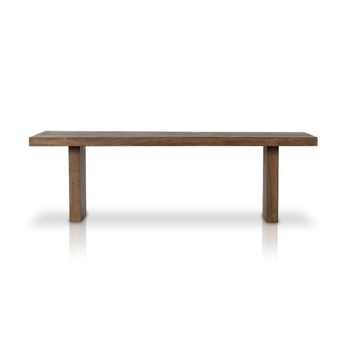 Encino Outdoor Dining Table - Stained Heritage Brown-FSC
