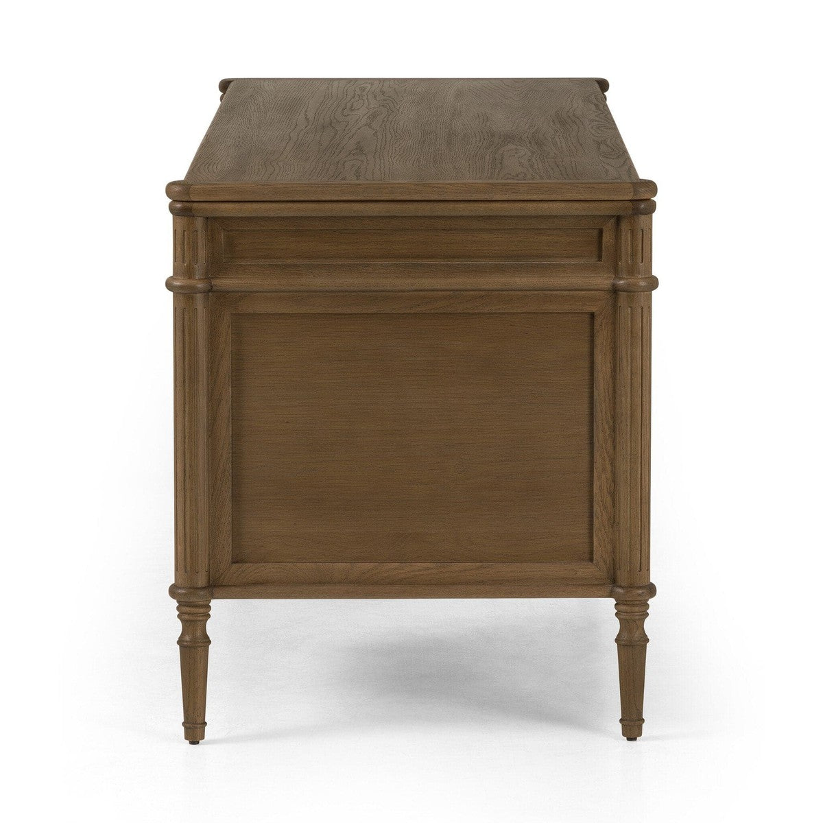 Toulouse Executive Desk - Toasted Oak Veneer