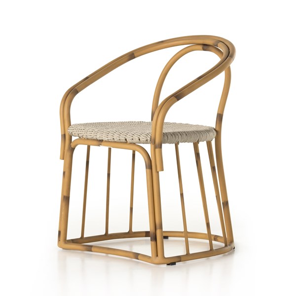 Vago Outdoor Dining Chair - Painted Rattan-Four Hands-FH-231938-003-Outdoor Dining Chairs-1-France and Son