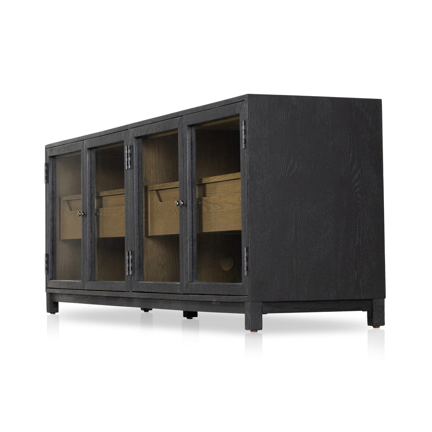 Millie Media Console - Drifted Matte Black