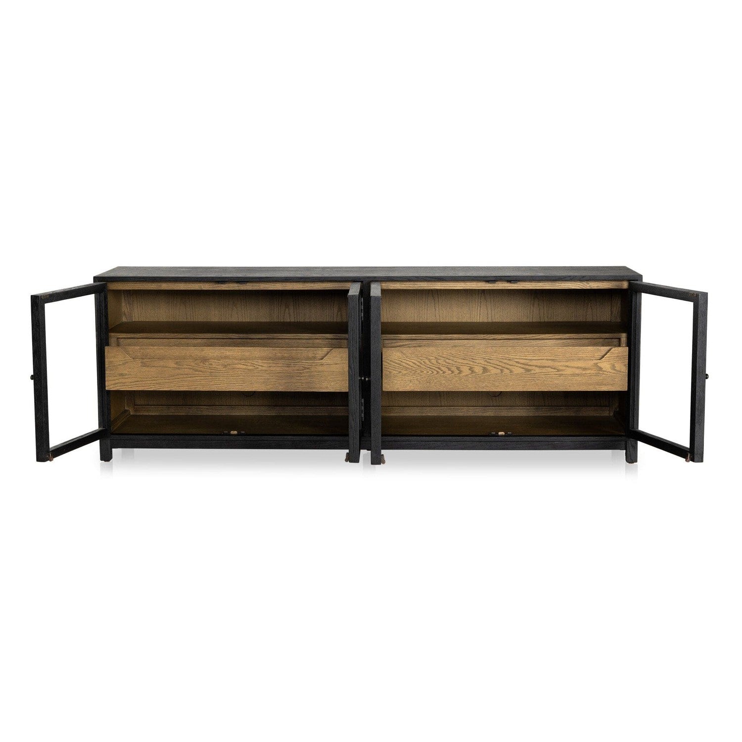 Millie Media Console - Drifted Matte Black