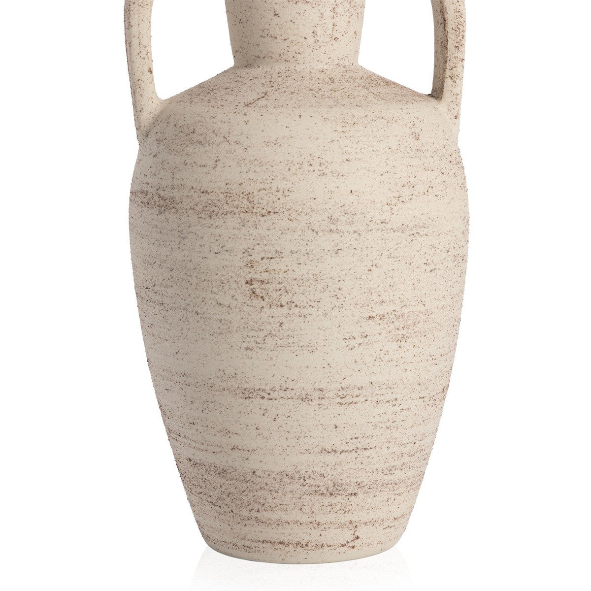 Pima Small Vase - Distressed Cream