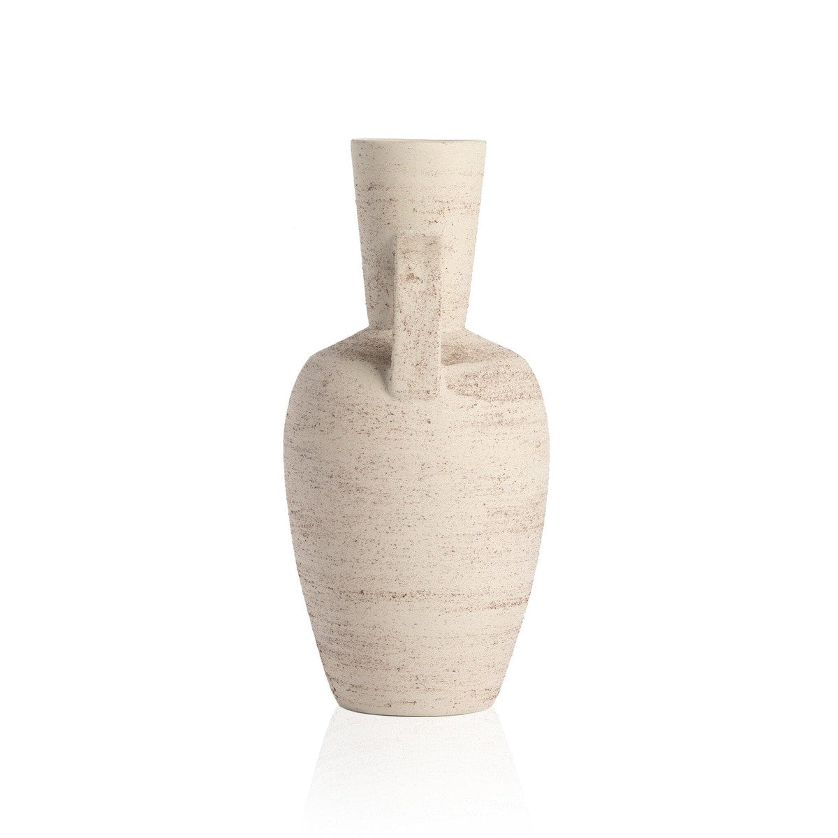 Pima Small Vase - Distressed Cream