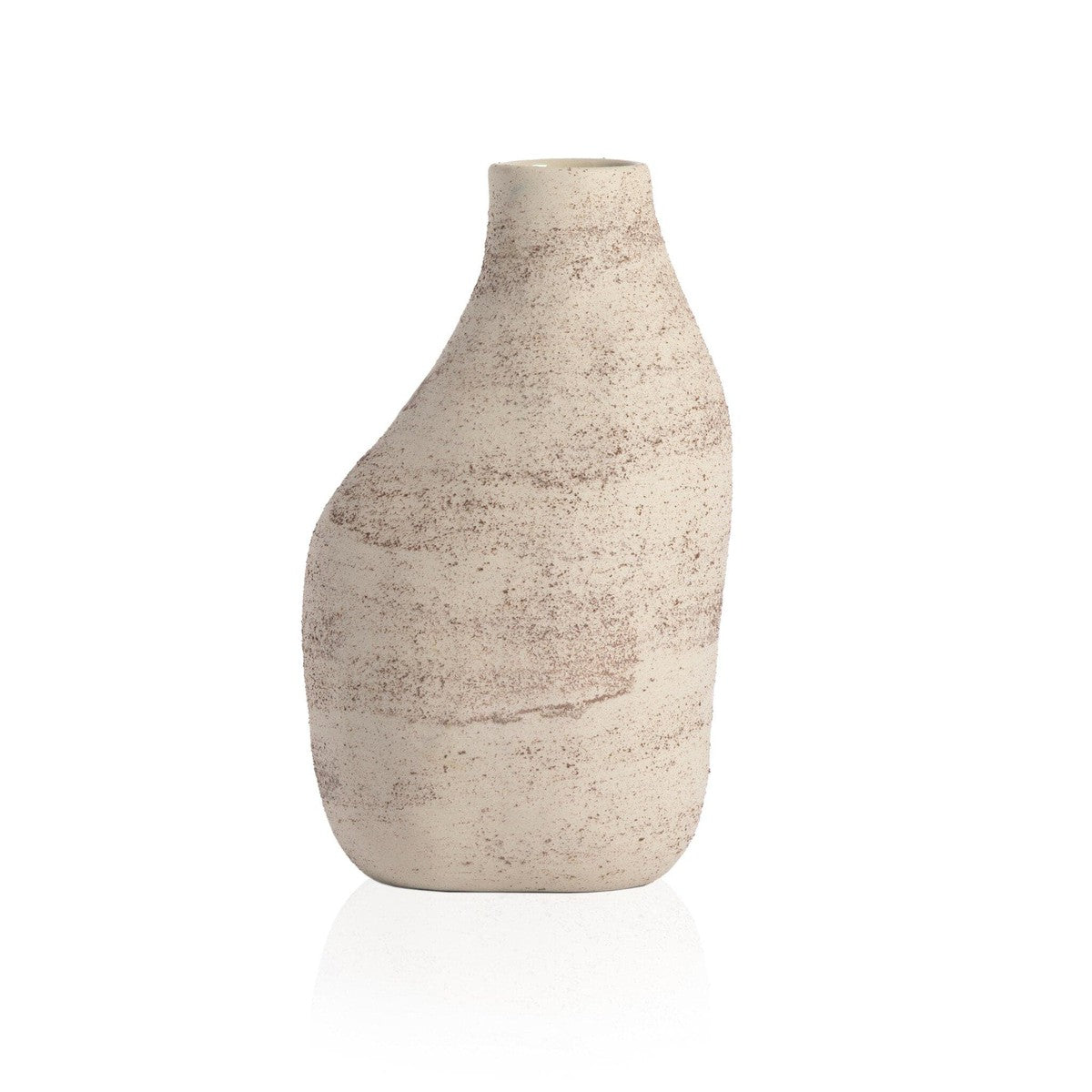 Arid Small Vase - Distressed Cream