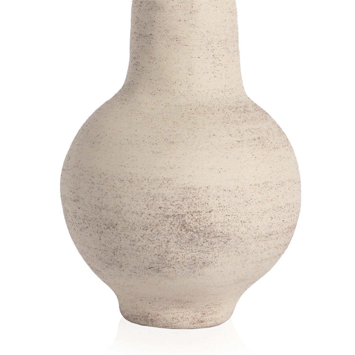 Arid Round Vase - Distressed Cream