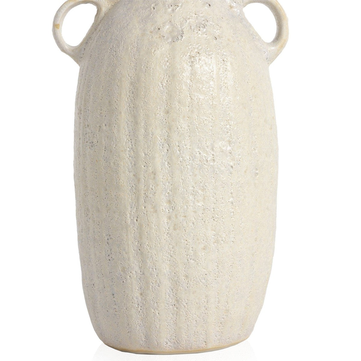 Cascada Vase - Eggshell White Ceramic